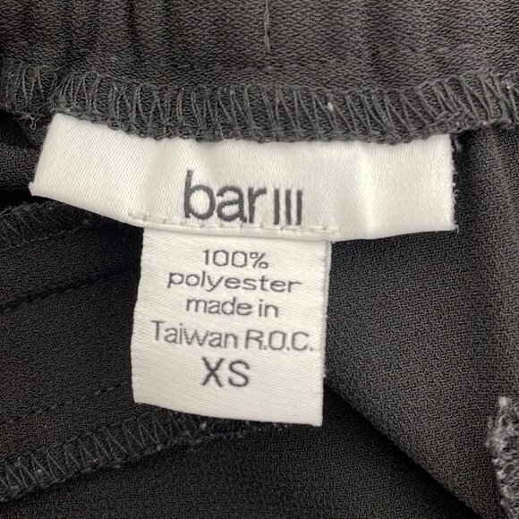 Bar III Dress Pants Straight Black Size X Small XS - Picture 12 of 12